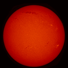 Image of Sun's chromosphere