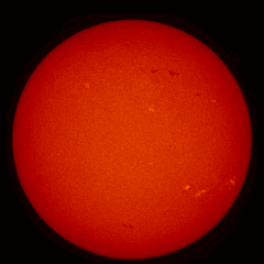 Image of Sun's chromosphere