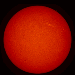 Image of Sun's chromosphere