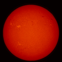 Image of Sun's chromosphere