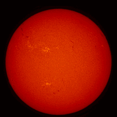 Image of Sun's chromosphere