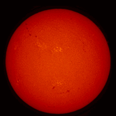 Image of Sun's chromosphere