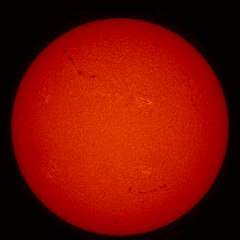 Image of Sun's chromosphere