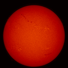 Image of Sun's chromosphere