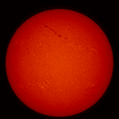 Image of Sun's chromosphere