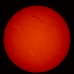 Image of Sun's chromosphere