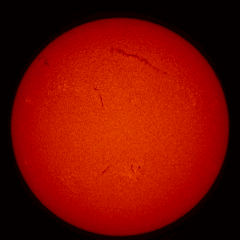 Image of Sun's chromosphere