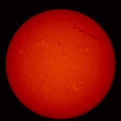 Image of Sun's chromosphere