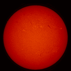 Image of Sun's chromosphere