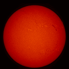 Image of Sun's chromosphere