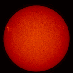 Image of Sun's chromosphere