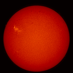 Image of Sun's chromosphere