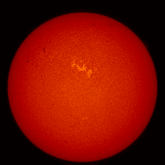 Image of Sun's chromosphere