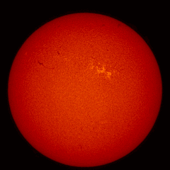 Image of Sun's chromosphere