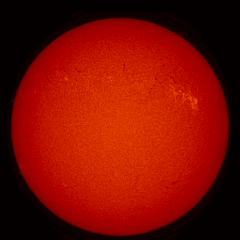 Image of Sun's chromosphere