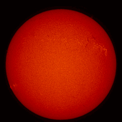 Image of Sun's chromosphere