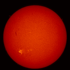 Image of Sun's chromosphere