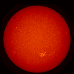 Image of Sun's chromosphere