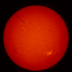 Image of Sun's chromosphere