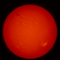 Image of Sun's chromosphere