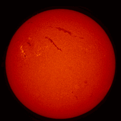 Image of Sun's chromosphere