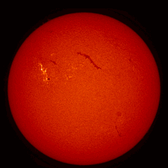 Image of Sun's chromosphere