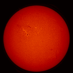 Image of Sun's chromosphere