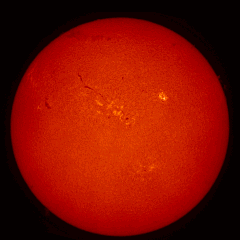 Image of Sun's chromosphere