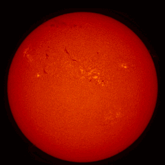 Image of Sun's chromosphere