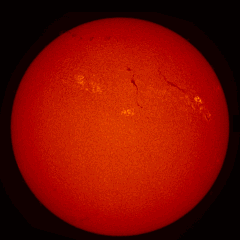 Image of Sun's chromosphere