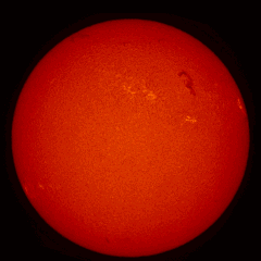 Image of Sun's chromosphere