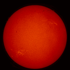 Image of Sun's chromosphere