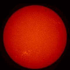 Image of Sun's chromosphere