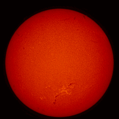 Image of Sun's chromosphere