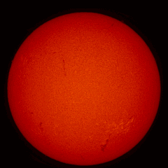 Image of Sun's chromosphere