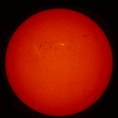 Image of Sun's chromosphere