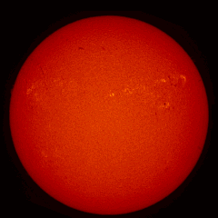 Image of Sun's chromosphere