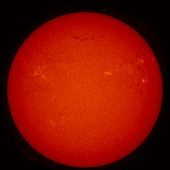 Image of Sun's chromosphere