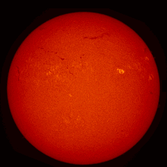 Image of Sun's chromosphere