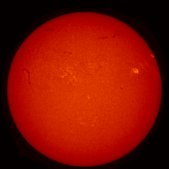 Image of Sun's chromosphere