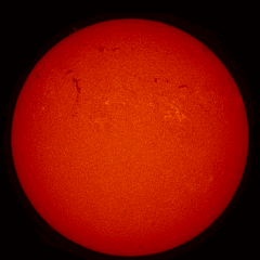 Image of Sun's chromosphere