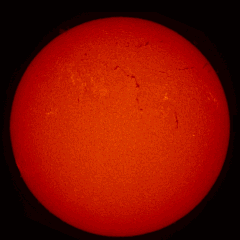 Image of Sun's chromosphere