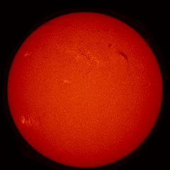 Image of Sun's chromosphere