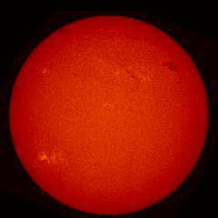 Image of Sun's chromosphere