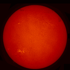 Image of Sun's chromosphere