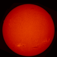 Image of Sun's chromosphere