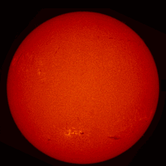 Image of Sun's chromosphere