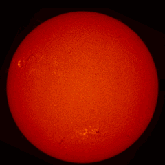 Image of Sun's chromosphere