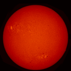 Image of Sun's chromosphere