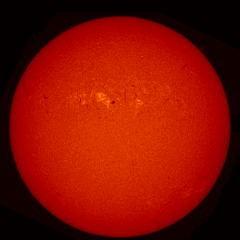 Image of Sun's chromosphere